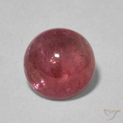 1.46ct Natürlicher Orangerosa Turmalin, Runden, Transparent