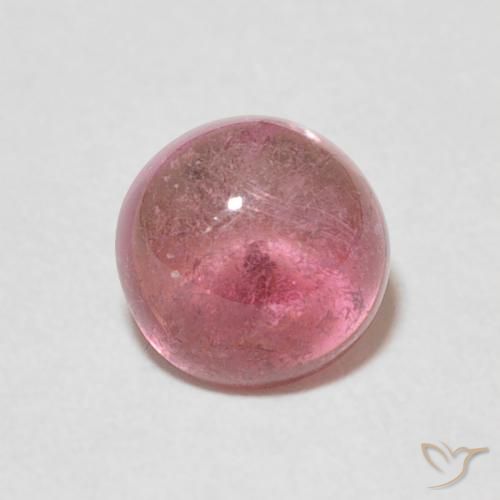 1.05ct Natürlicher tiefrosa Turmalin, Runden, Transparent