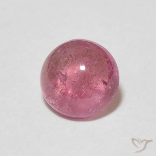 9,17 ctw natürlicher Kaugummi Rosa Turmalin, Runden, Transparent