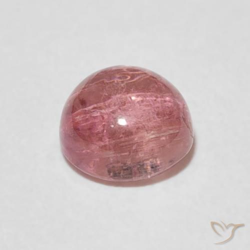 9,17 ctw natürlicher orange-rosa Turmalin, Runden, Transparent