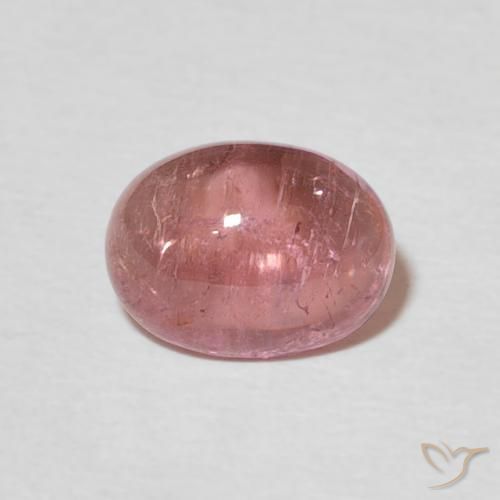 1.55ct Natürlicher Mittelrosa Turmalin, Oval, Transparent