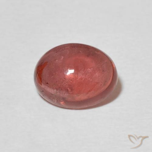 1.37ct Natürlicher Himbeerrosa Turmalin, Oval, Transparent