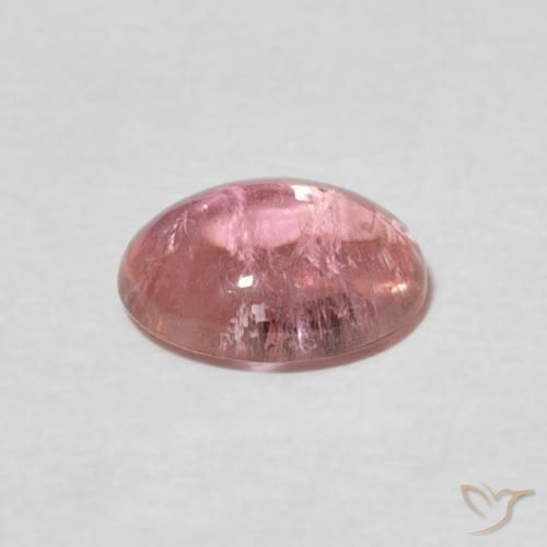 9,17 ctw natürlicher Kaugummi Rosa Turmalin, Oval, Transparent