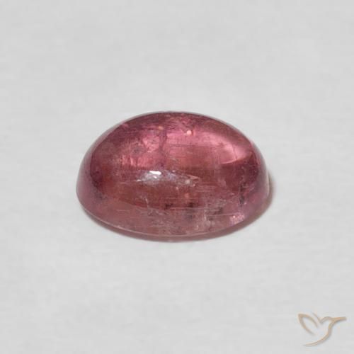 9,17 ctw natürlicher Medium Dark-Pink Turmalin, Oval, Transparent