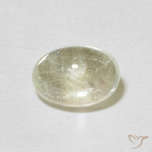 1.59ct Natürlicher Blasses Gelb Turmalin, Oval, Transparent