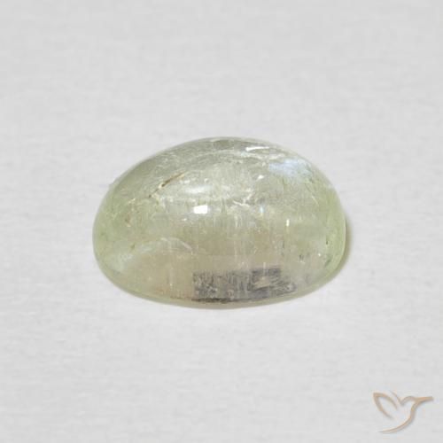 9,17 ctw natürlicher Blasses Gelb Turmalin, Oval, Transparent