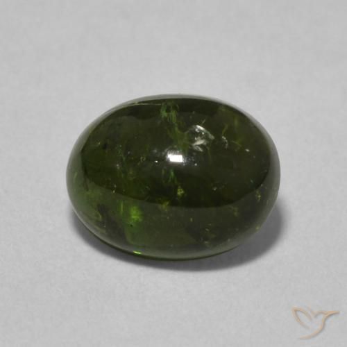 1.51ct Natürlicher Waldgrün Turmalin, Oval, Transparent
