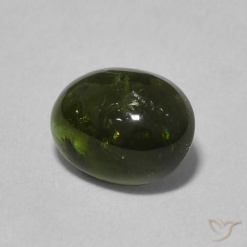 9,17 ctw natürlicher Waldgrün Turmalin, Oval, Transparent