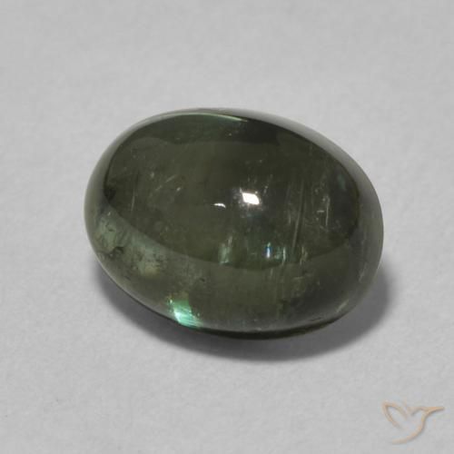 9,17 ctw natürlicher Waldgrün Turmalin, Oval, Transparent