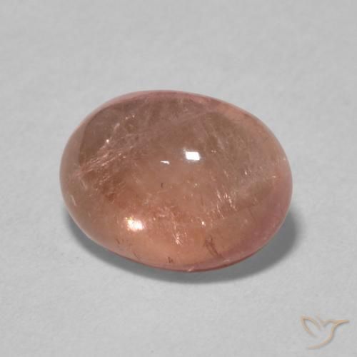9,17 ctw natürlicher Lachs-rosa Turmalin, Oval, Transparent