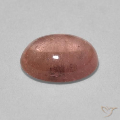 9,17 ctw natürlicher Lachs-rosa Turmalin, Oval, Transparent