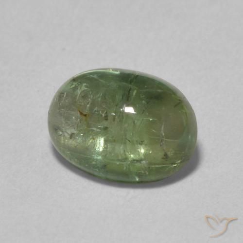 9,17 ctw natürlicher Mittelgrün Turmalin, Oval, Transparent