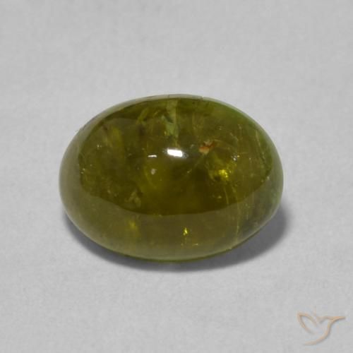 1.31ct Natürlicher tiefgrün Turmalin, Oval, Transparent