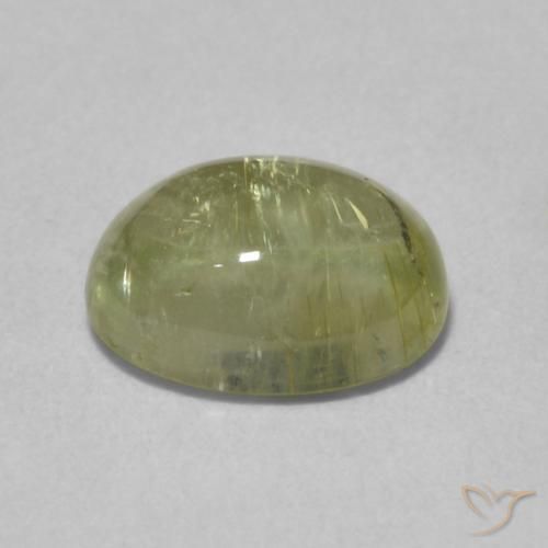9,17 ctw natürlicher Warmes Waldgrün Turmalin, Oval, Transparent