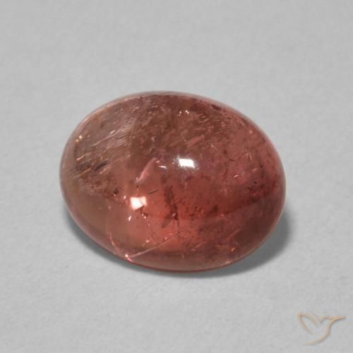 9,17 ctw natürlicher Mittelrot Turmalin, Oval, Transparent