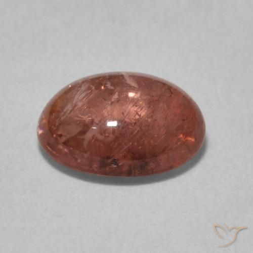 9,17 ctw natürlicher Mittelrot Turmalin, Oval, Transparent
