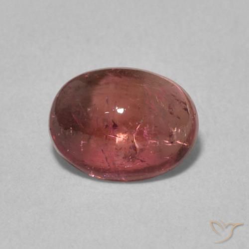 1.21ct Natürlicher orange-rosa Turmalin, Oval, Transparent
