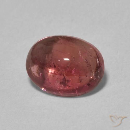 9,17 ctw natürlicher orange-rosa Turmalin, Oval, Transparent