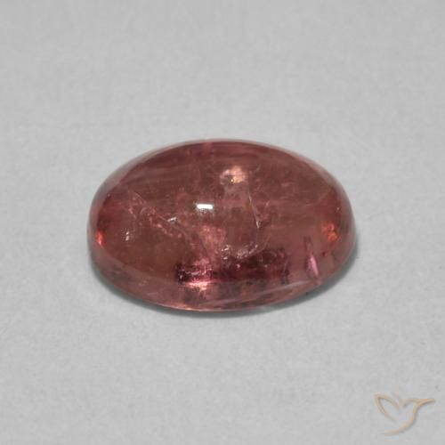 9,17 ctw natürlicher orange-rosa Turmalin, Oval, Transparent
