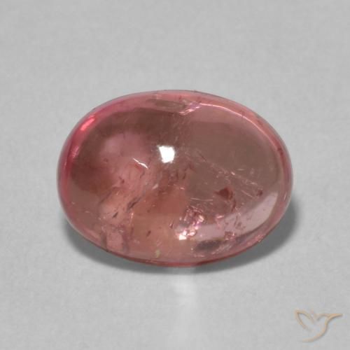 1.57ct Natürlicher Dunkelpink Turmalin, Oval, Transparent