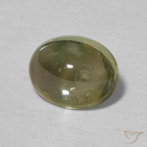 9,17 ctw natürlicher bräunlich-grün Turmalin, Oval, Transparent