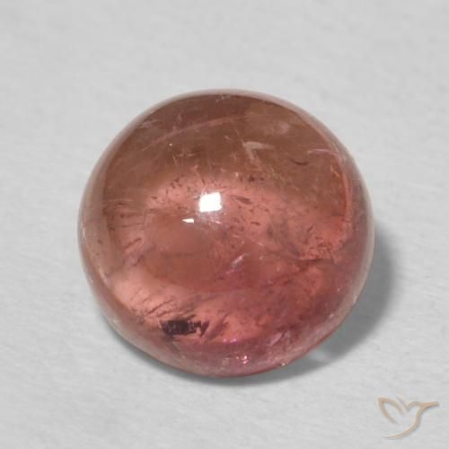 1.57ct Natürlicher Mittelrosa Turmalin, Runden, Transparent