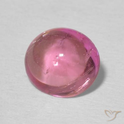 9,17 ctw natürlicher Kaugummi Rosa Turmalin, Oval, Transparent