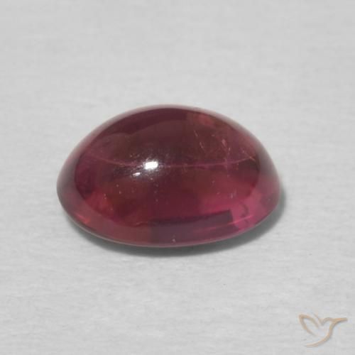 9,17 ctw natürlicher tiefrosa Turmalin, Oval, Transparent