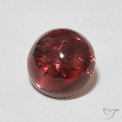 9,17 ctw natürlicher Medium Dark-Red Turmalin, Runden, Transparent