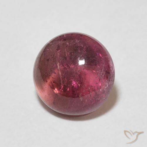 9,17 ctw natürlicher Medium Dark-Red Turmalin, Runden, Transparent