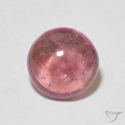 1.60ct Natürlicher hellrosa Turmalin, Runden, Transparent
