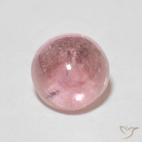 1.31ct Natürlicher Mittelrosa Turmalin, Runden, Transparent