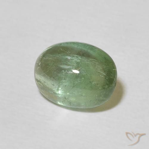 9,17 ctw natürlicher Warmes Grün Turmalin, Oval, Transparent