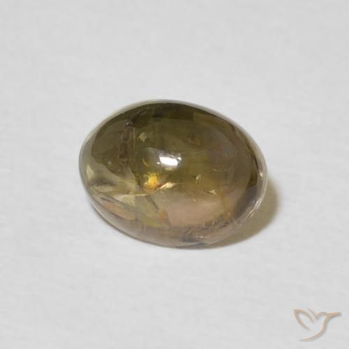9,17 ctw natürlicher hellbraun Turmalin, Oval, Transparent