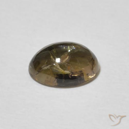 9,17 ctw natürlicher hellbraun Turmalin, Oval, Transparent