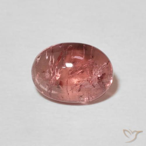 1.29ct Natürlicher Himbeerrosa Turmalin, Oval, Transparent