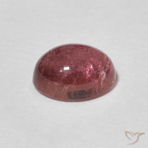 9,17 ctw natürlicher Lila Kirschrot Turmalin, Oval, Transparent