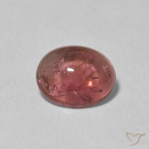 1.60ct Natürlicher tiefrot Turmalin, Oval, Transparent