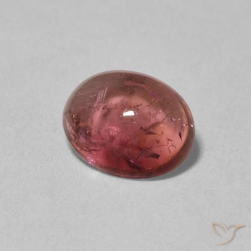 9,17 ctw natürlicher tiefrot Turmalin, Oval, Transparent