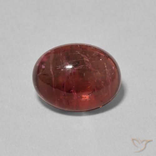 2.31ct Natürlicher dunkelrot Turmalin, Oval, Transparent