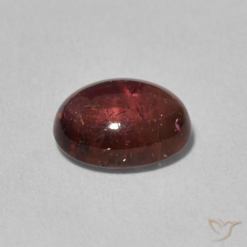 9,17 ctw natürlicher dunkelrot Turmalin, Oval, Transparent