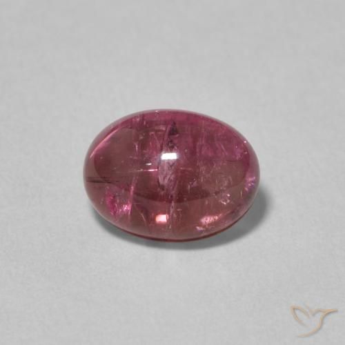 1.67ct Natürlicher Lila Rot Turmalin, Oval, Transparent