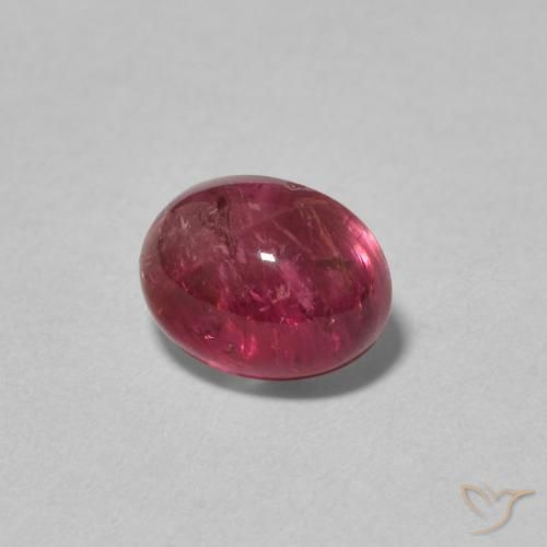 9,17 ctw natürlicher tiefrot Turmalin, Oval, Transparent