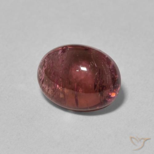 9,17 ctw natürlicher Tiefes Weinrot Turmalin, Oval, Transparent