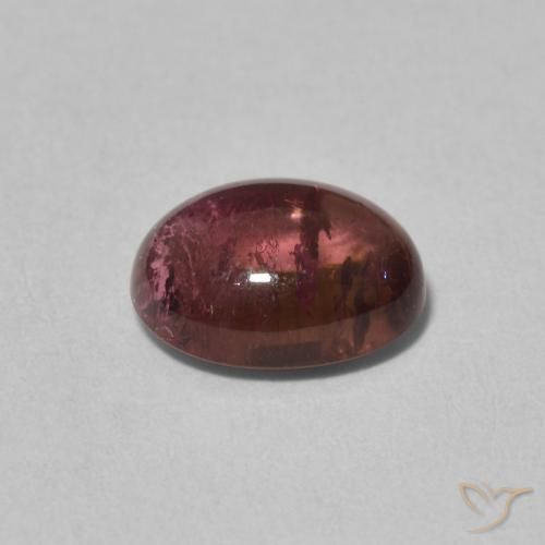 9,17 ctw natürlicher Tiefes Weinrot Turmalin, Oval, Transparent
