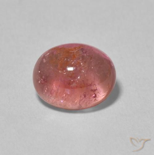 2.39ct Natürlicher Himbeerrosa Turmalin, Oval, Transparent