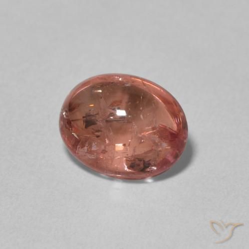 9,17 ctw natürlicher tiefrosa Turmalin, Oval, Transparent