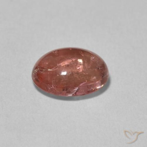 9,17 ctw natürlicher tiefrosa Turmalin, Oval, Transparent