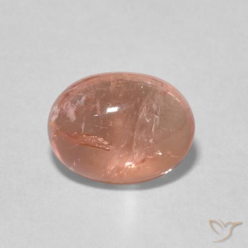 1.59ct Natürlicher Grapefruit-Rosa Turmalin, Oval, Transparent