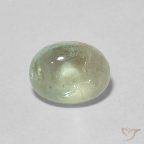 1.52ct Natürlicher hellgrün Turmalin, Oval, Transparent
